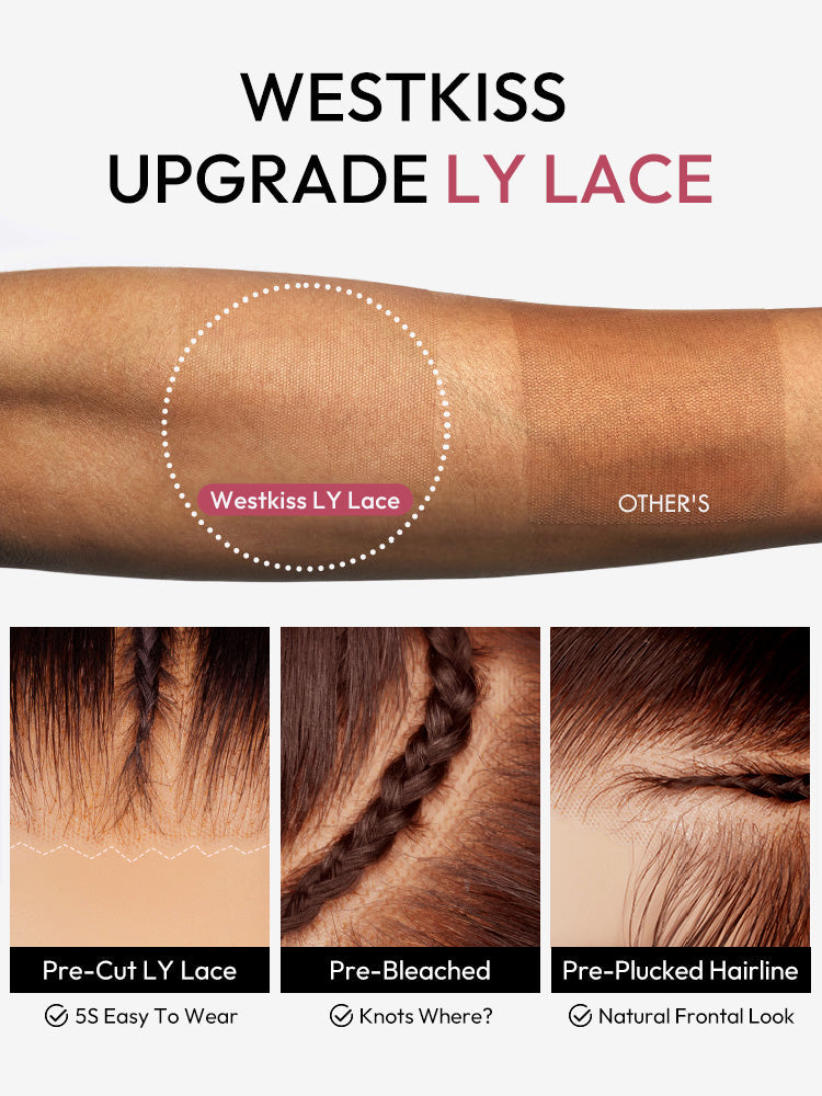 Ready to Go Stylist Wig-#4 Brown Deep Wave Wig Knotless Pre-Braided 13x6 PartingMax Pre-cut Lace Front Wig