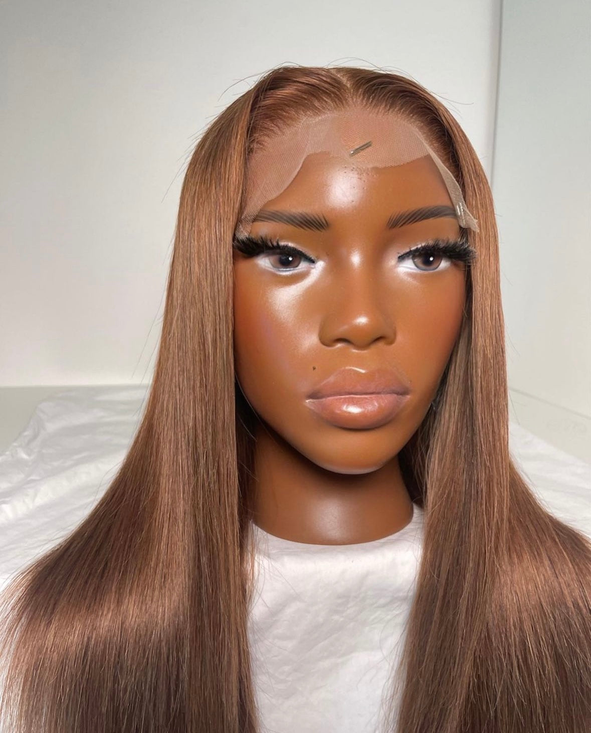 HD 6x6 closure light brown straight frontal unit