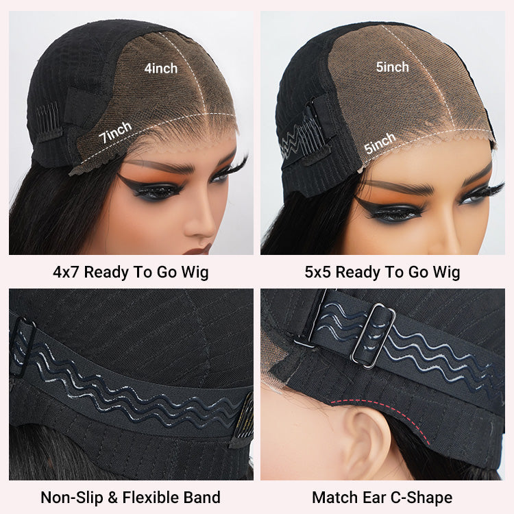 Short Water Wave Bob Wig Super Invisible LY Lace Bob Wig
