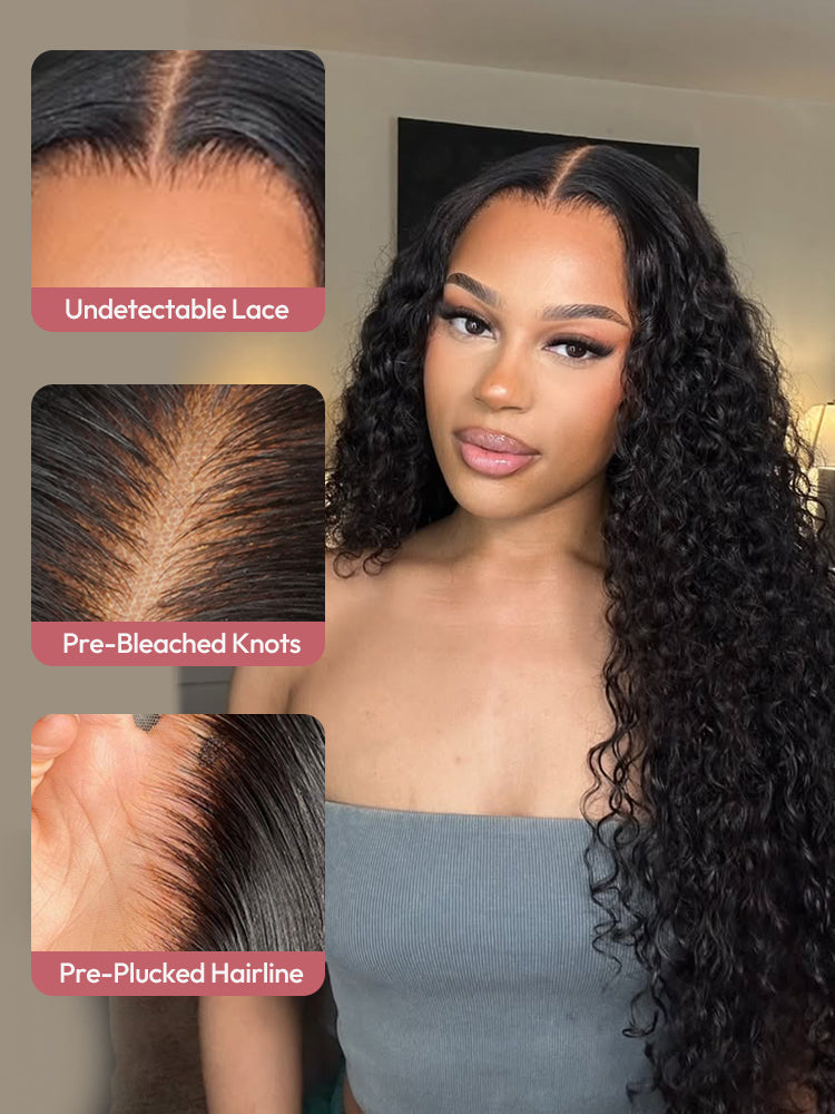 Long Curly Hair Quality Curly Lace Front Wigs With Baby Hair