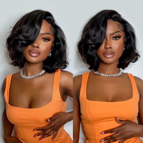 Body Wave Super Invisible LY Lace Front Bob Wig