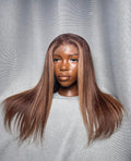 HD 6x6 closure sandy straight frontal unit