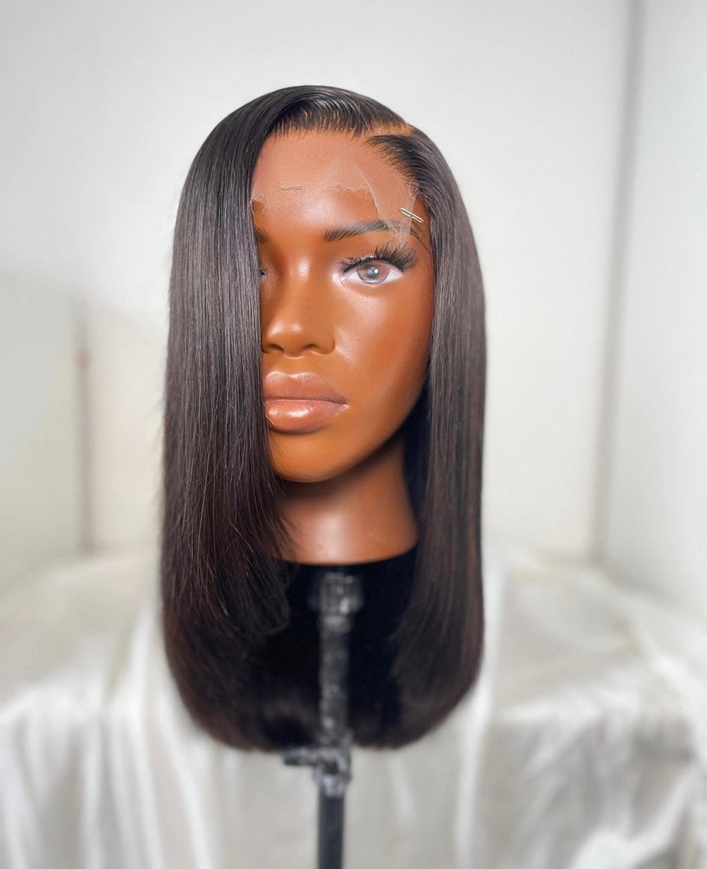 HD 5x5 closure black straight frontal unit