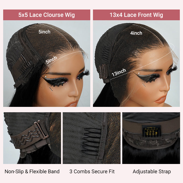 Layered Super Invisible LY Lace Front Human Hair Wig