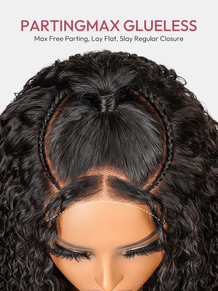 Glueless Curly Stylist Wig 6x6 Deep Parting Lace Closure Wig