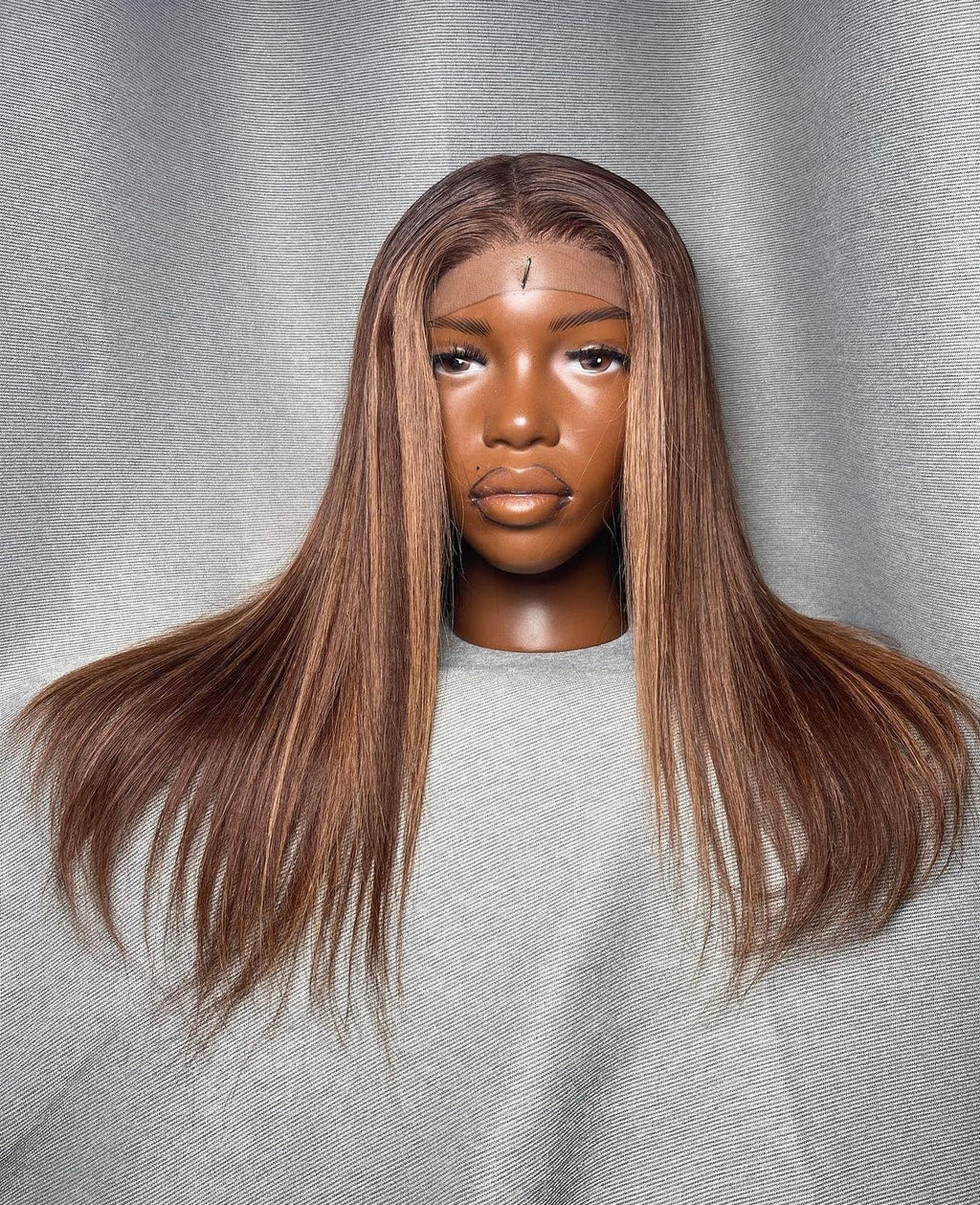 HD 6x6 closure sandy straight frontal unit