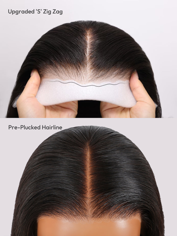Glueless Ready To Go Wigs - Body Wave Pre-Cut HD Undetectable Lace Pre-Bleached Closure Wigs