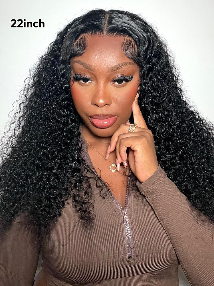 Deep Wave HD Transparent Lace Frontal Wigs Invisible HD Lace Wig