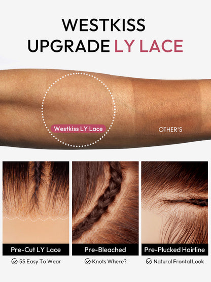 Ready to Go Stylist Wig-#4 Brown Deep Wave Wig Knotless Pre-Braided 13x6 PartingMax Pre-cut Lace Front Wig