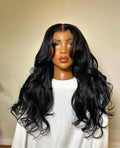 HD 13x6 Layered Jet Black frontal unit