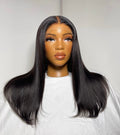 HD 6x6 closure black straight frontal