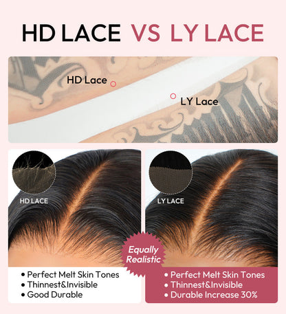 New Arrival #1B Bob Wigs Middle Part HD Lace Bob Short Wigs For Sale
