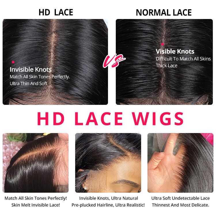 Water Wave 5*5 Closure Wigs Pre Plucked Natural Wave Real Human Lace Wig