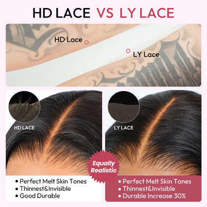Short Straight Wigs Super Invisible LY Lace Bob Wigs Human Hair