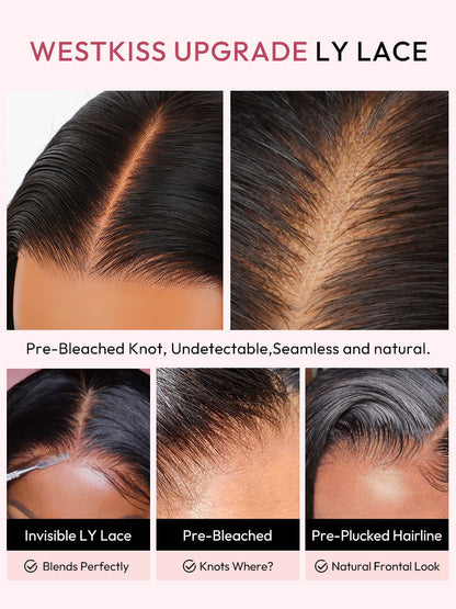 Glueless Ready To Go Wigs - Straight Super Invisible LY Lace Closure Human Hair Wigs