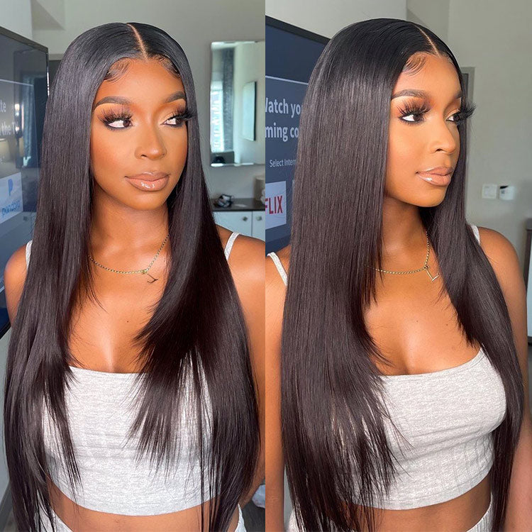 Layered Super Invisible LY Lace Front Human Hair Wig