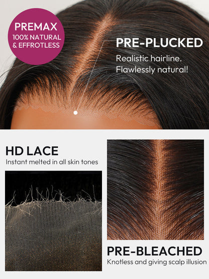 250% Density Curly Glueless Wigs Ready To Go Pre Bleached Pre Cut HD Lace Wigs