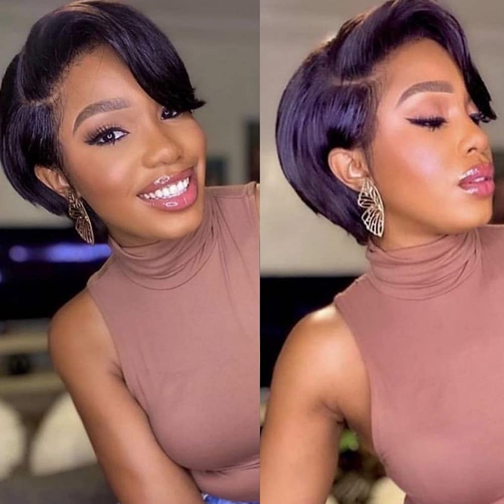 Pixie Wigs Human Hair Pixie Cut Wigs